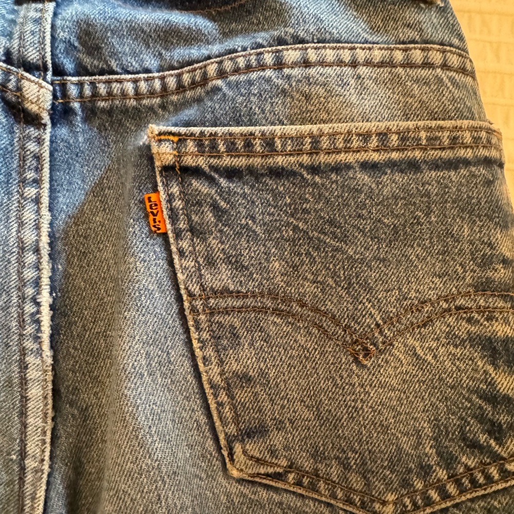 Vintage levi’s orange tab jeans (517). size 25-26 - Picture 3 of 6